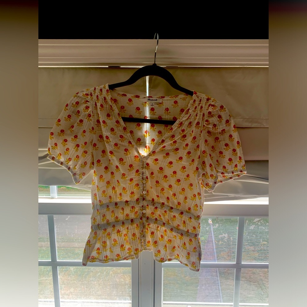 Madewell Peplum Top